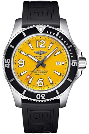 Breitling Superocean A17366 Series 42mm BlackYellow-Rubber