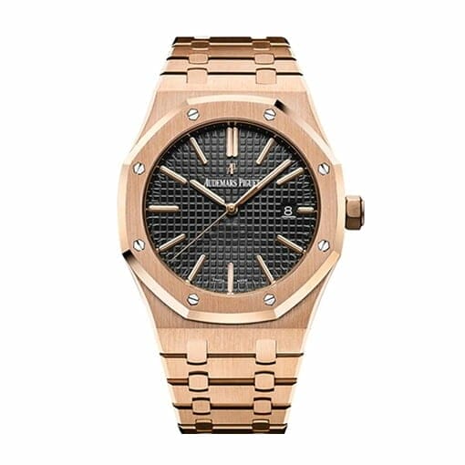 Audemars Piguet 15500 Rose Gold Replica Watch by ReplicaWatches Co - elegant design and luxury craftsmanship.