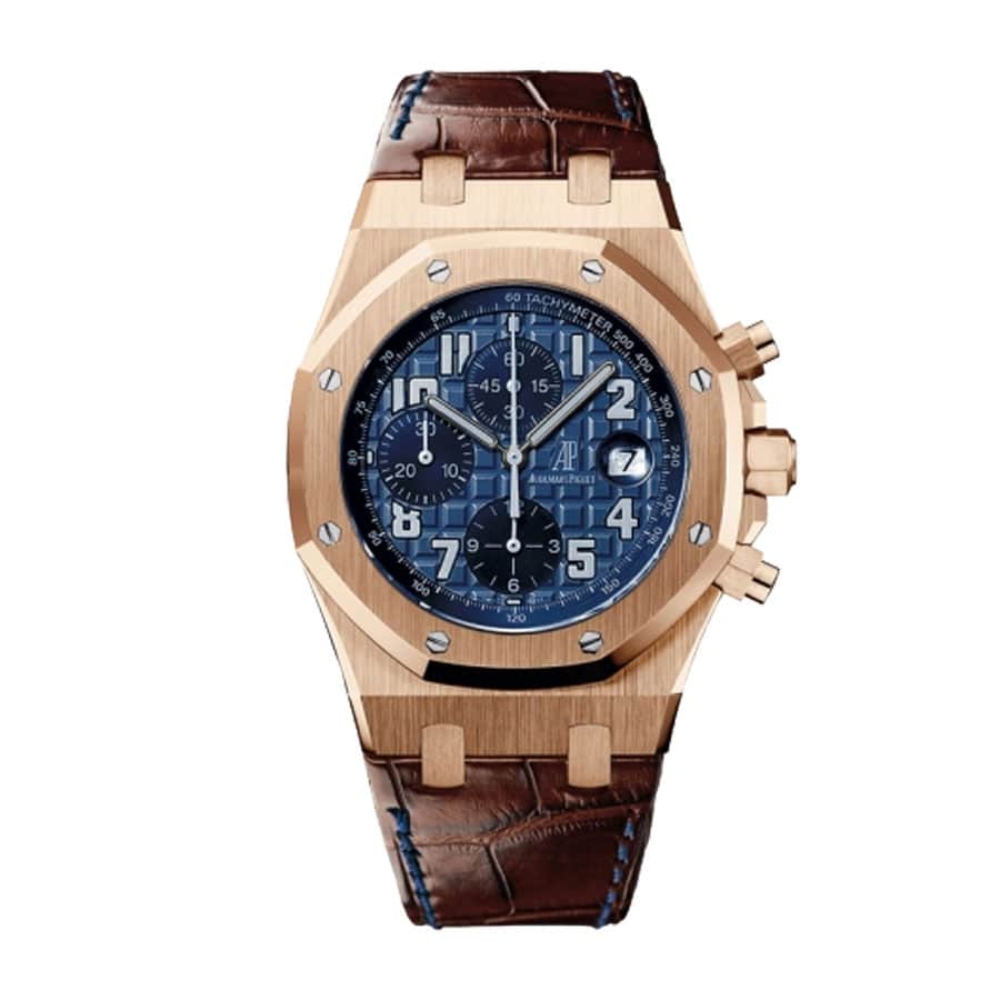 Audemars Piguet Chronograph Rose Gold Replica Watch by ReplicaWatches Co - luxurious chronograph design with rose gold finish.
